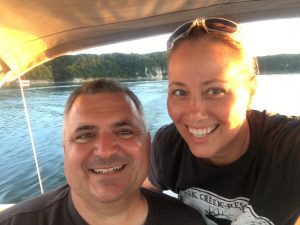 Beth and Brian Smither, hosts at Elk Creek Resort and Marina on Tenkiller